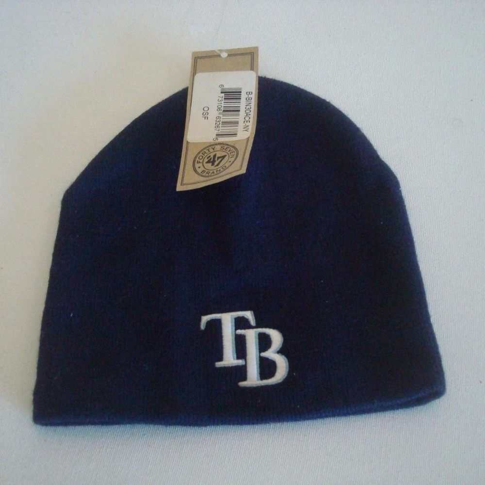 TAMPA‎ BAY RAYS BEANIE KNIT SKULL CAP HAT VINTAGE 00S HAT CAP VINTAGE 00S Y2K X1